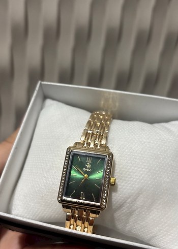 Altın Renkli Klasik Kadın Kol Saati - Görsel 2