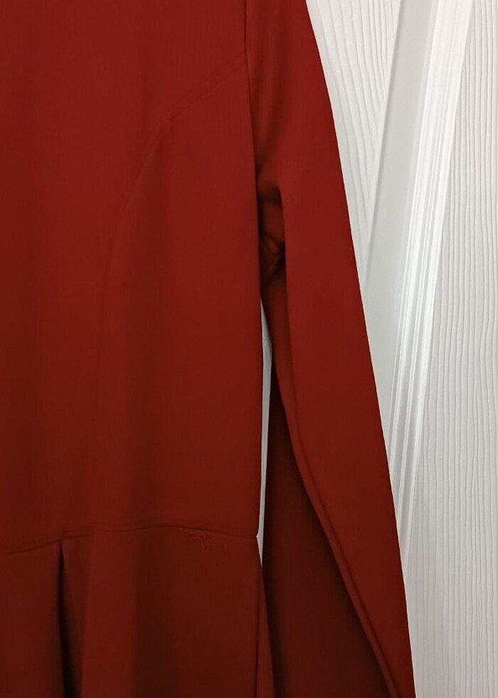 Bordo elbise  - Görsel 4