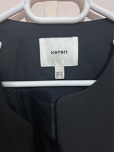 xl Beden Koton Siyah Ceket