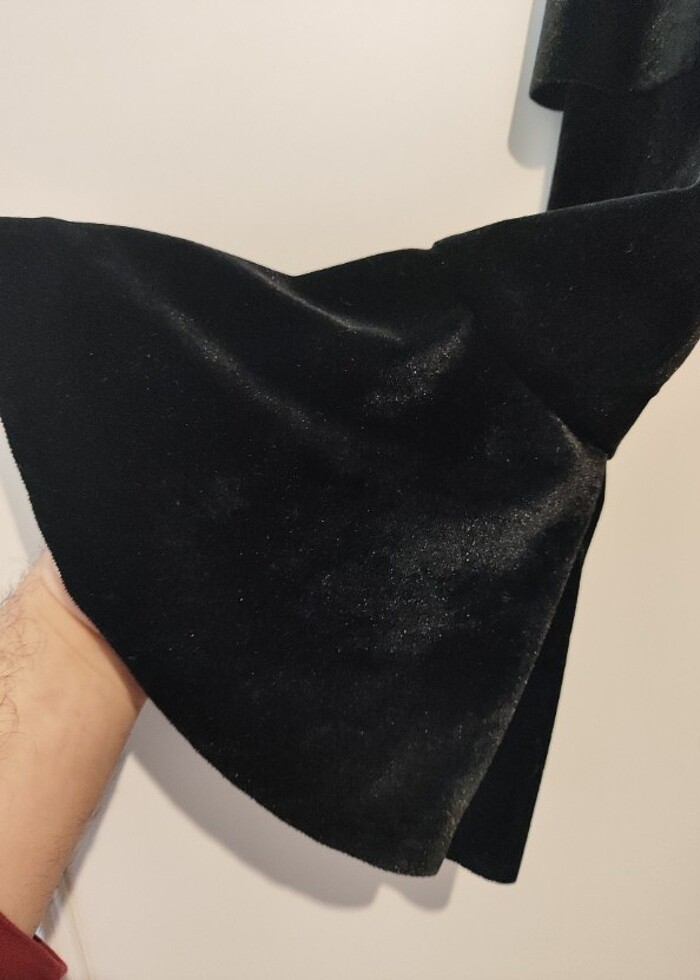 Lalem 38 beden kadife ağır elbise - Görsel 2