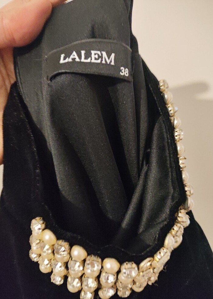 Lalem 38 beden kadife ağır elbise - Görsel 4