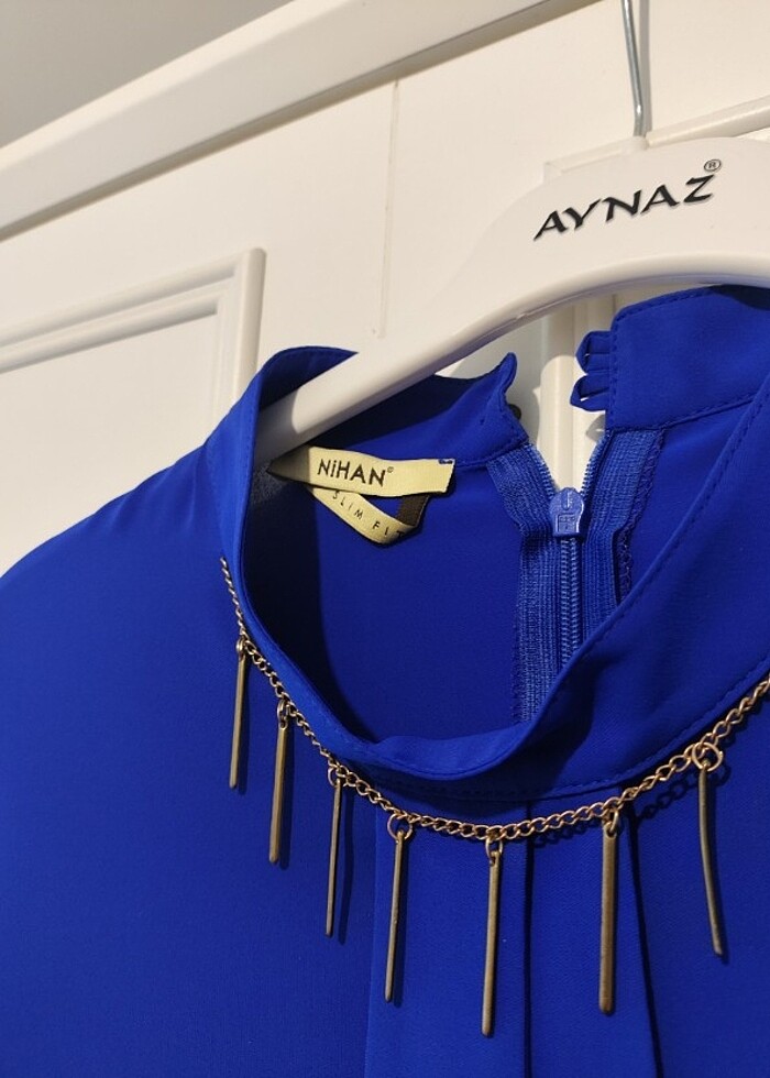 Nihan sacks mavi tunik 38 beden - Görsel 2
