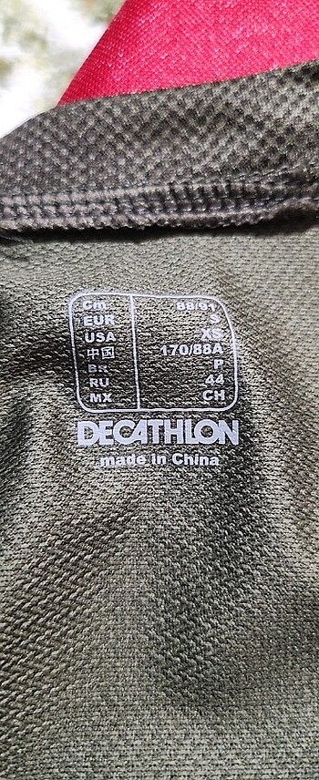 Decathlon M beden erkek 1 kere giyildi 