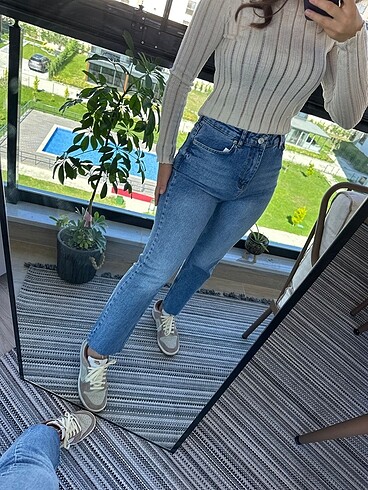 Zara orjinal mom jean