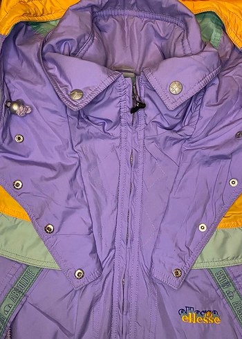 l Beden mor Renk Vintage Ellesse Kayak Montu