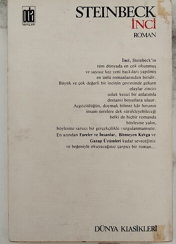  Beden İnci John Steinbeck