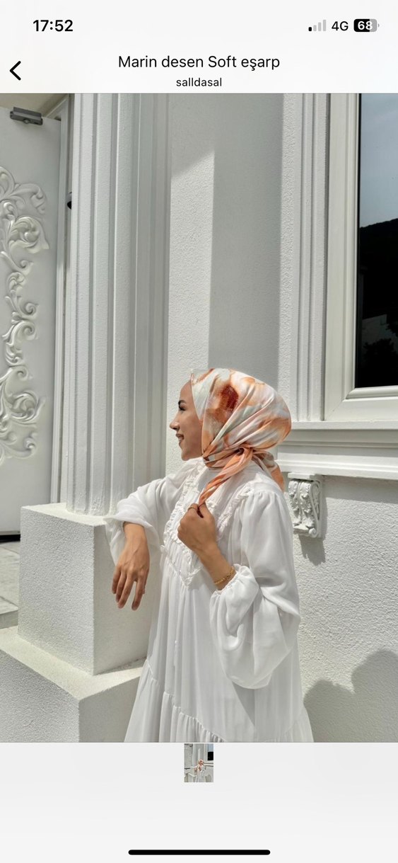 Pamuk her renk Bohem Tarzı Kadın Şal - Görsel 4