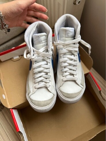 37,5 Beden beyaz Renk Nike blazer mid 37,5