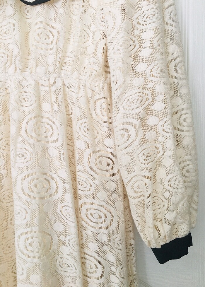 Dantelli abiye elbise - Görsel 4