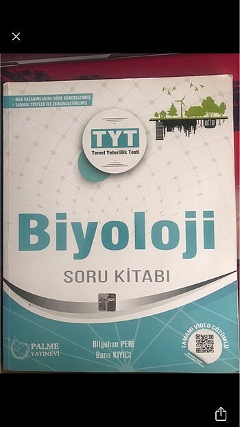 tyt biyoloji palme yayınları