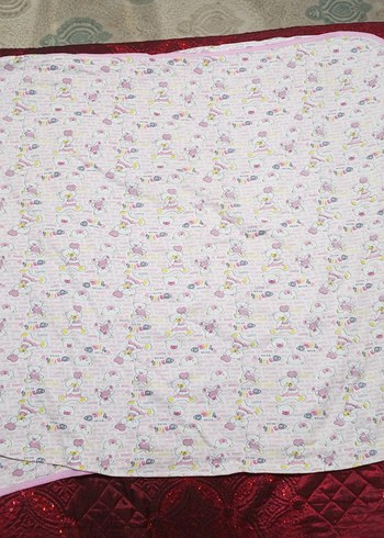 Çocuk Battaniyesi, Pastel Renkli Baskılı - Görsel 2