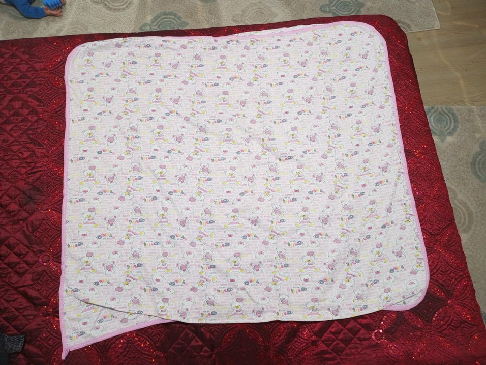 Çocuk Battaniyesi, Pastel Renkli Baskılı - Görsel 2