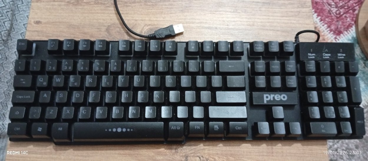 Siyah Mekanik Klavye - Görsel 3