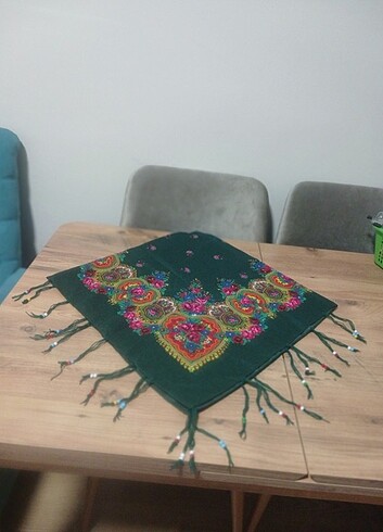 Sıfır Ürün yoresel örtü boncuklu yıldız scarf marka örtü
