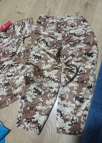 Kamuflaj Desenli Çocuk Takım - Görsel 11
