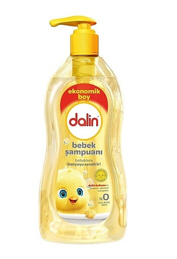 Dalin hiç kullanılmamış bebek şampuanı