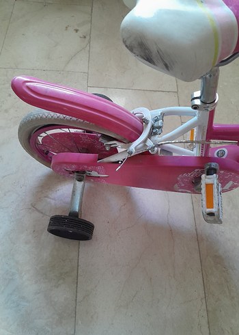 Beden pembe Renk Pembe Çocuk Bisikleti Yan Tekerlekli