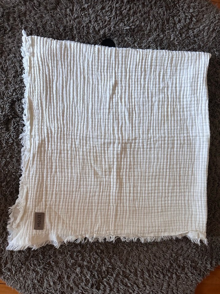 Ekru 4 Katlı Müslin Bebek Battaniyesi - Görsel 2