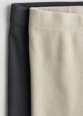 H&M 2'li Paçası Ayarlanabilir Bebek Tayt 12-18 Ay - Görsel 2