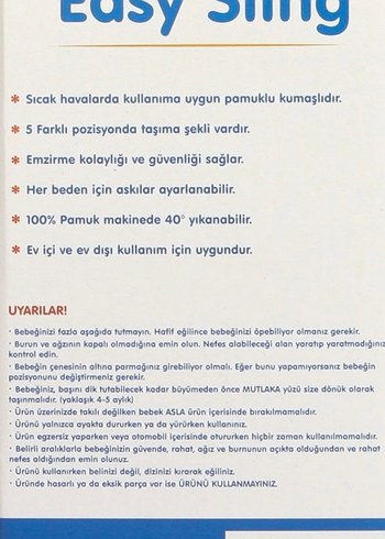 Baby Plus Anakucağı Sling Kanguru - Görsel 3