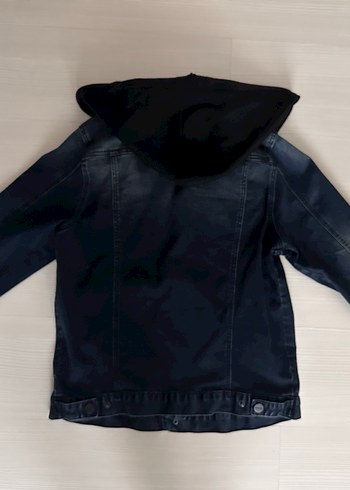 Guess Erkek Lacivert Kapüşonlu Denim Ceket - Görsel 4