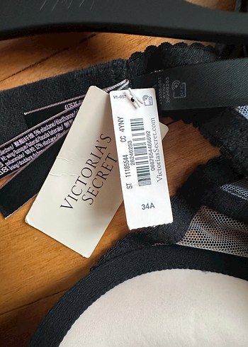 Victoria Secret Logo Detaylı Push Up Sütyen 34A - Görsel 3