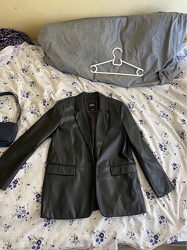 Deri Blazer Ceket