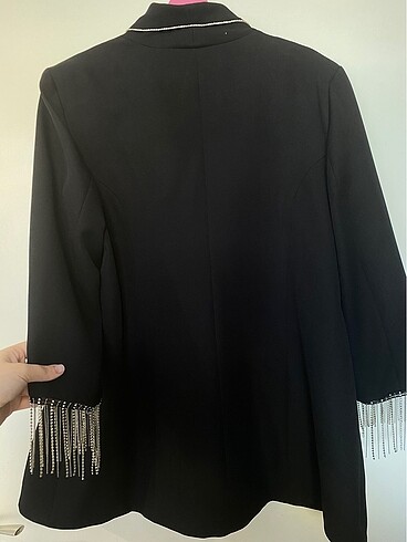 46 Beden siyah Renk Abiye takım/ blazer ve pantolon