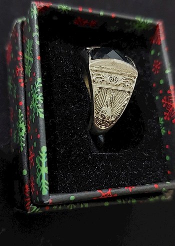 Siyah Erkek Yüzük - Görsel 2