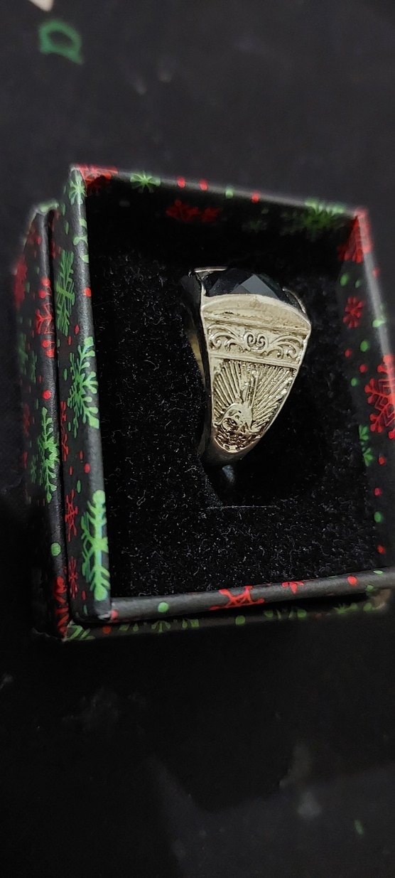 Siyah Erkek Yüzük - Görsel 2