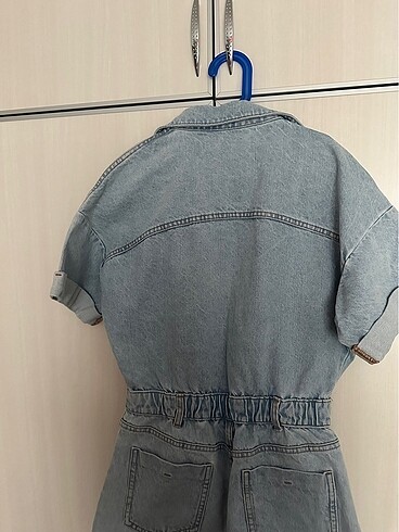 xs Beden mavi Renk zara kot tulum