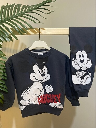 Zara Model Mickey 2Li Takım 3İplik