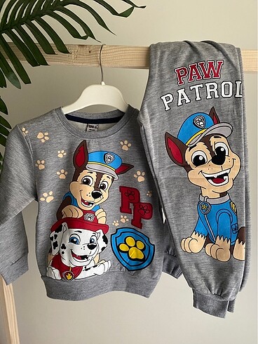 Paw Patrol İkili Takım 2İplik Şardonlu