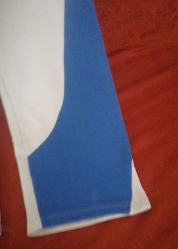 Gri Mavi Erkek Spor Eşofman Altı Velcro Detaylı boy  103 cm - Görsel 5