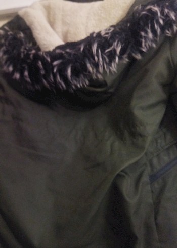 Gri Erkek Çocuk Kürklü Sokak Stili Kaban - Görsel 5