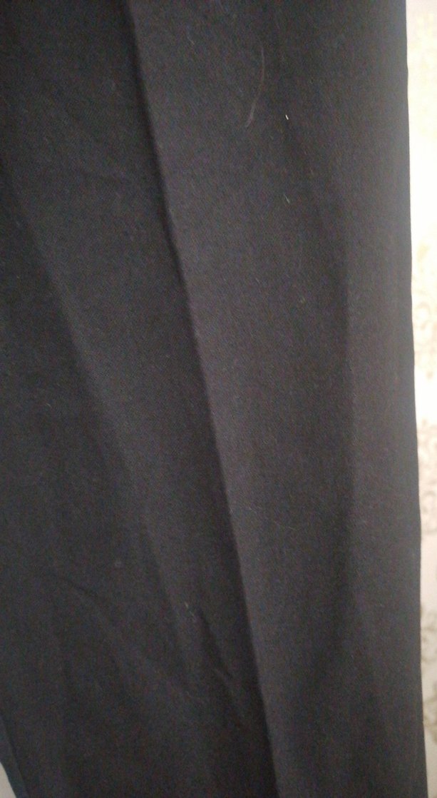 Düğmeli Siyah Erkek Ofis Pantolonu - Görsel 4