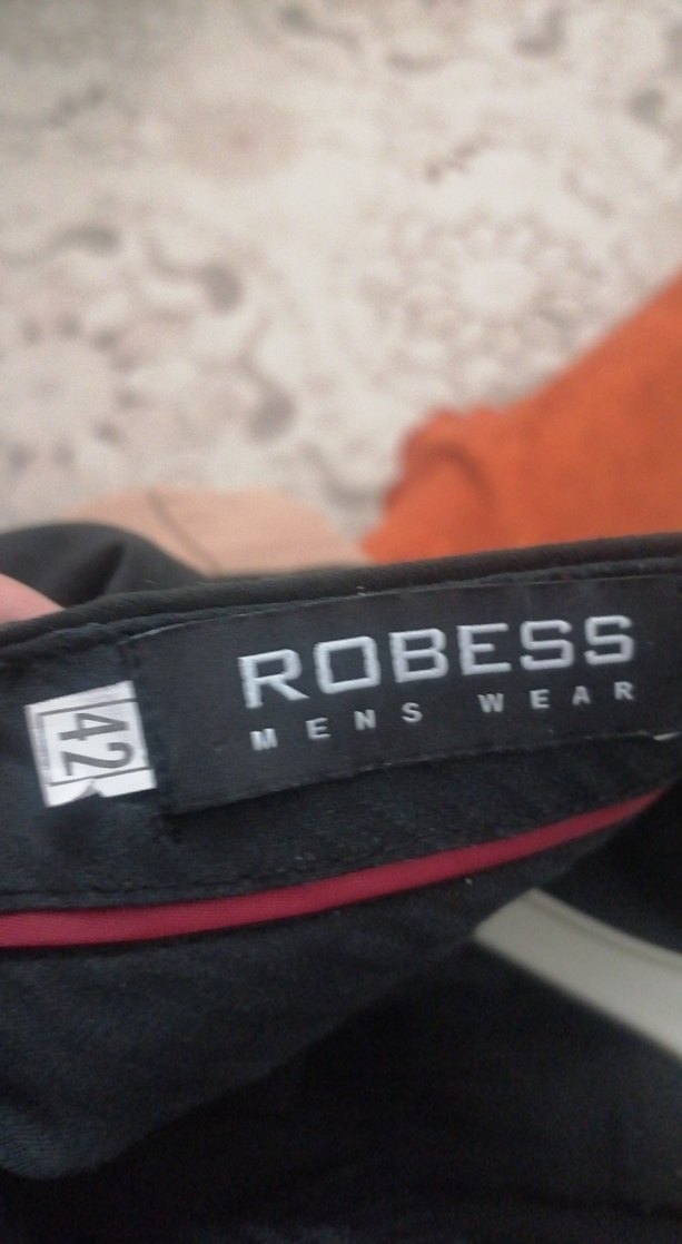 Düğmeli Siyah Erkek Ofis Pantolonu - Görsel 5