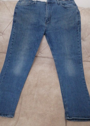 erkek Mavi Kot Pantolon etiket yok üzerinde - Görsel 3