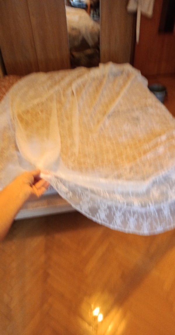 Beyaz Bohem Tarzı Tül Perde - Görsel 5