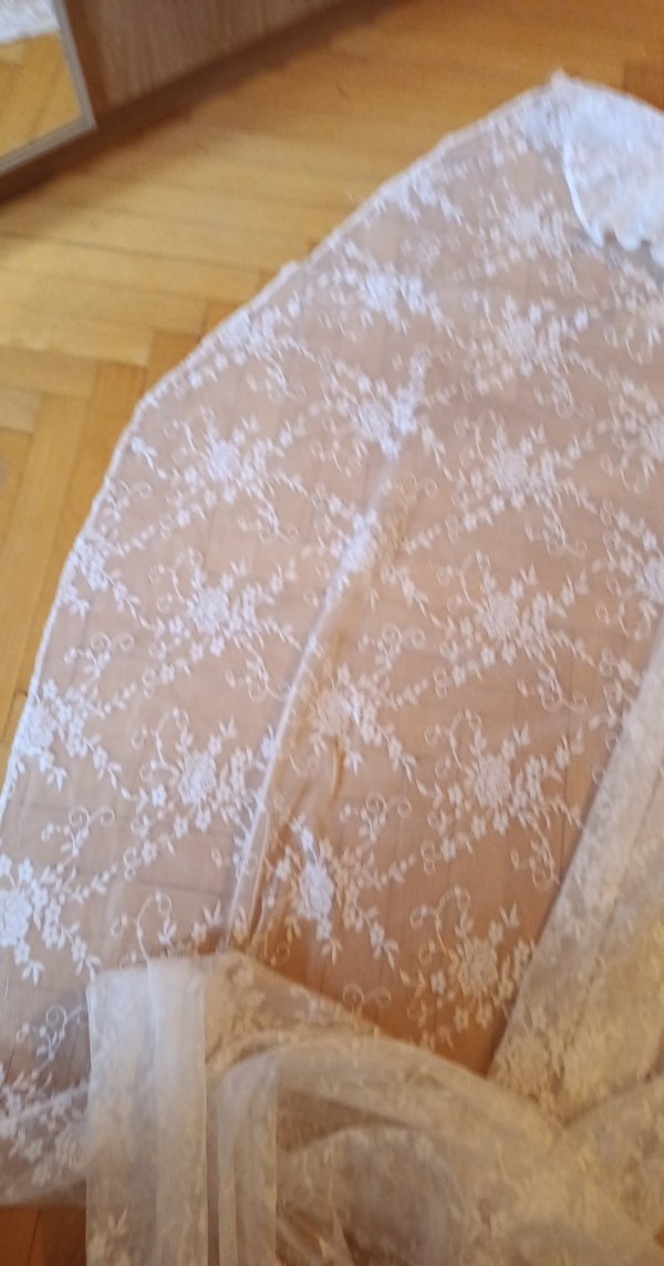 Beyaz Bohem Tarzı Tül Perde - Görsel 2