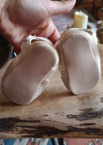 Kız Bebek Beyaz Dantel İlk Adım Ayakkabısı - Görsel 4