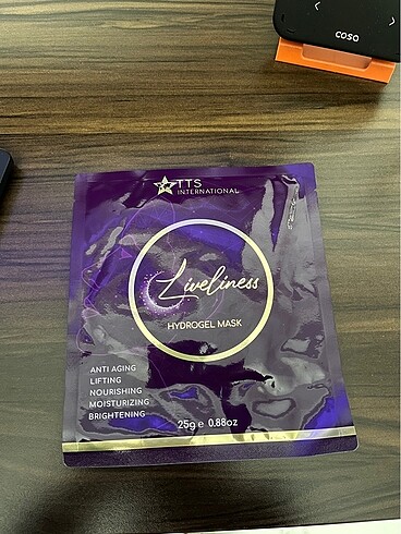 TTS İnternational Liveliness Hydrogel Mask