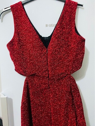 40 Beden bordo Renk Abiye