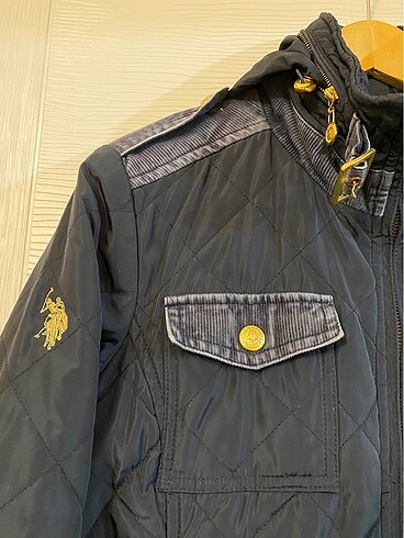 U.S Polo Assn. Lacivert spor kesim mont