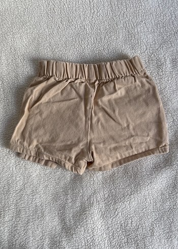LC Waikiki Düğmeli Bej Şort Etek