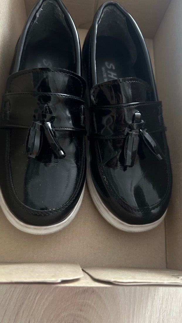 Erkek  Çocuk Siyah Püsküllü Loafer Ayakkabı - Görsel 3