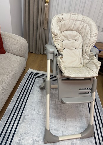 Beden beyaz Renk Jote Beyaz-Gri Bebek Mama Sandalyesi