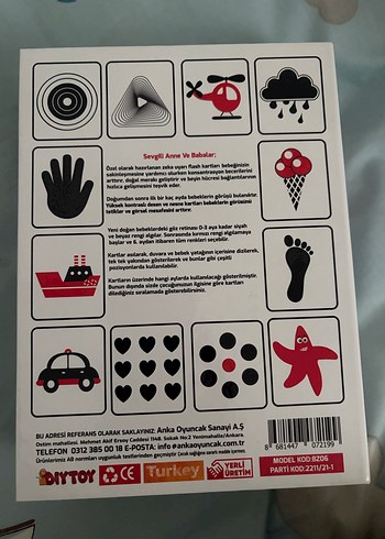 Bebeğimin İlk Zeka Kartları Set-1 (0-6 Ay) - Görsel 2