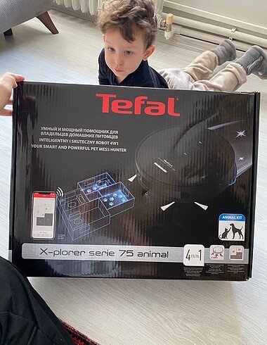 Tefal Tefal X-plorer serie 75 Hayvan dostu robot süpürge