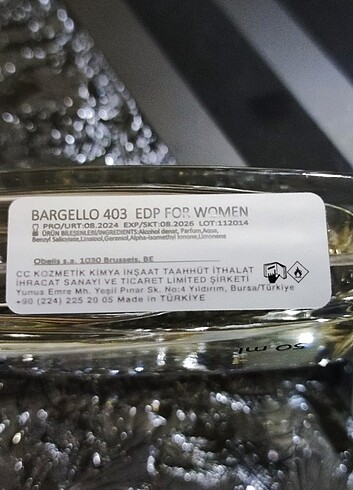 Dolce & Gabbana Bargello 403 kadın parfümü